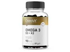 OstroVit Omega 3, Vitminele D3 + K2 90 Capsule